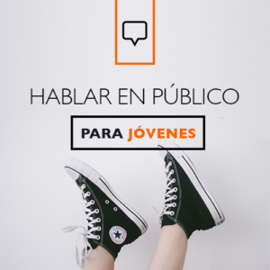 Taller de Hablar en público · para jóvenes · presencial